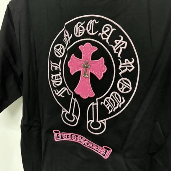 Chrome Hearts black embroidered short-sleeved T-shirt - Picture 5 of 6